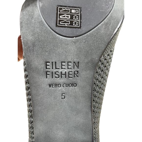 Eileen Fisher Purl Graphite Stretch Gray Women's Bootie Size 5 New Without Box - Picture 7 of 7